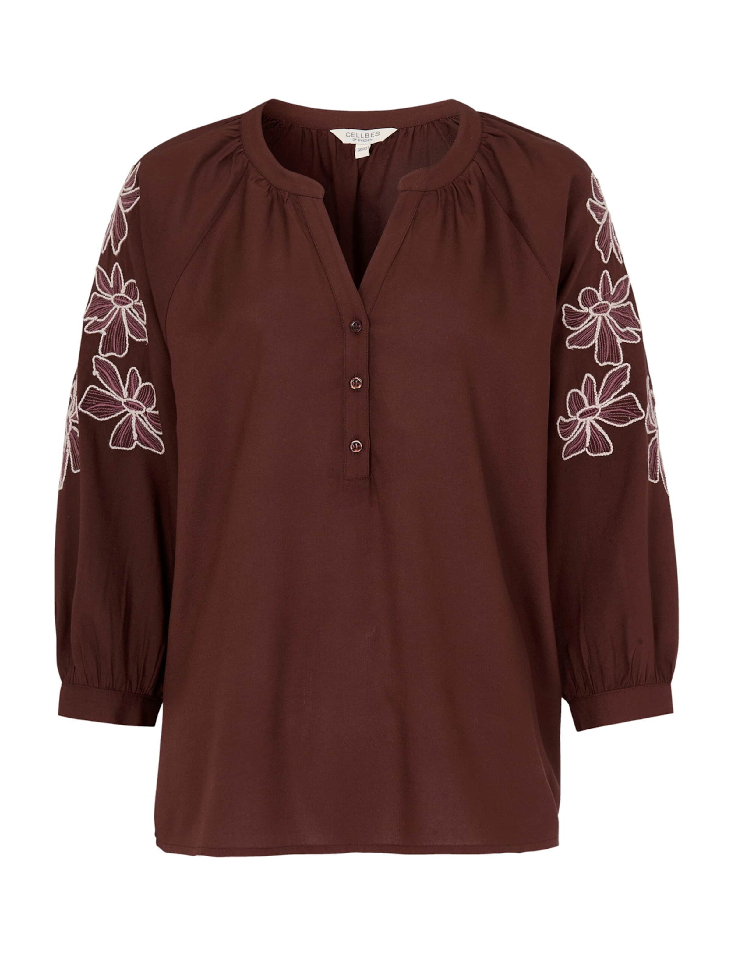 Cellbes of Sweden Blouse in Bruin: voorkant