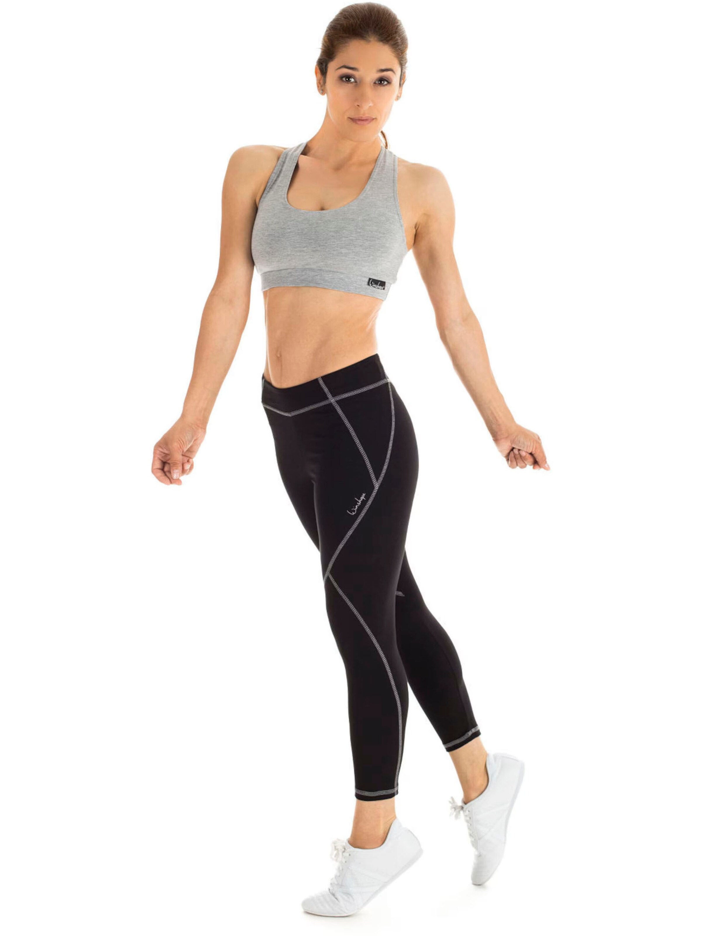 Winshape Bygelfri Sportbehå 'WVR1' i grå