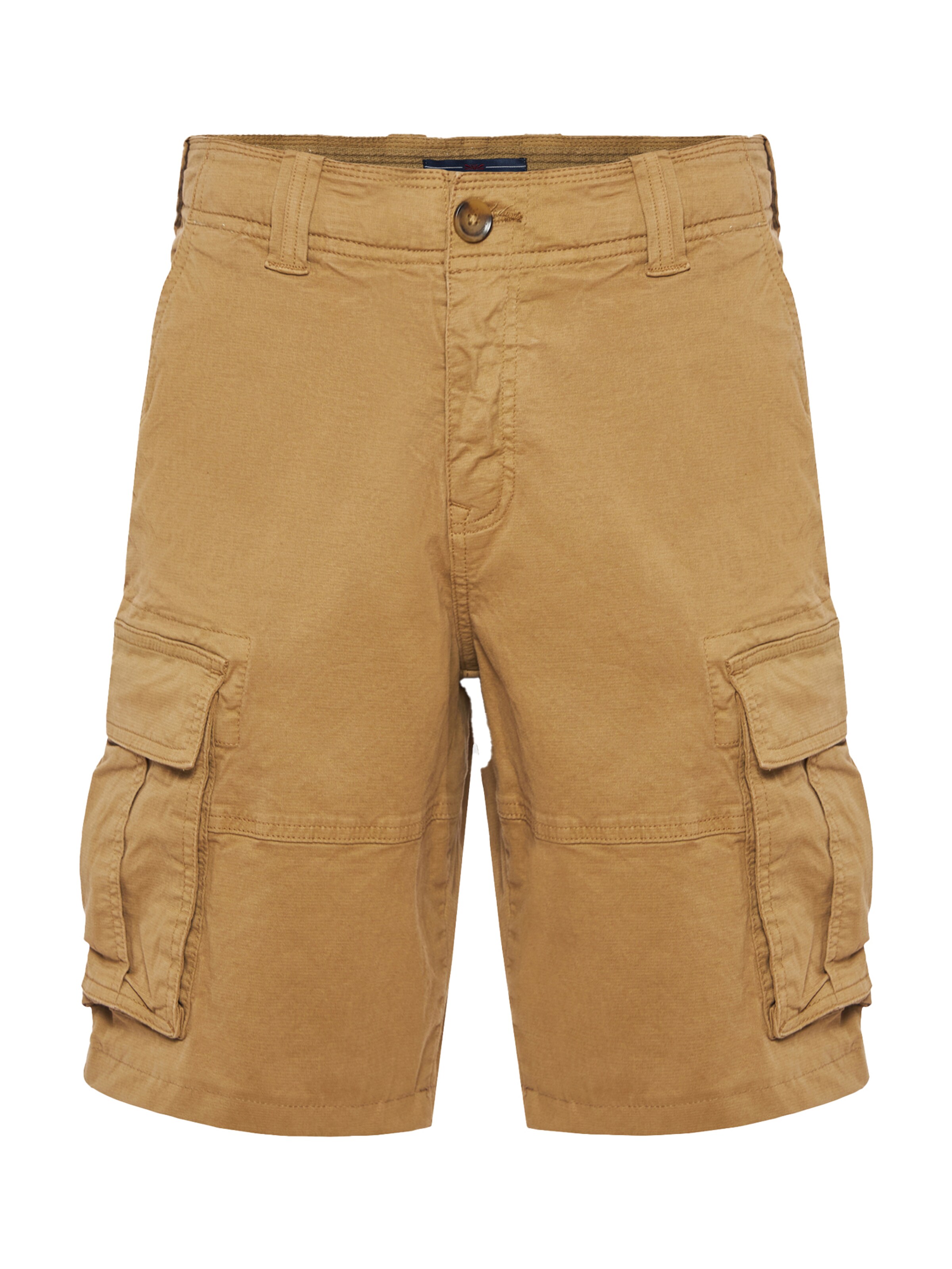 Funky Buddha Avar lõige Klapptaskutega püksid, värv beež: eest vaates