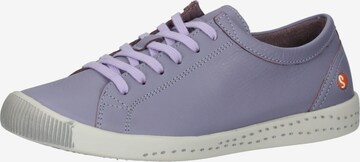 Softinos Sneakers laag in Lila: voorkant