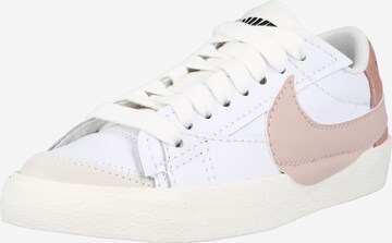 Nike Sportswear Ниски маратонки 'BLAZER 77 JUMBO' в бяло: отпред