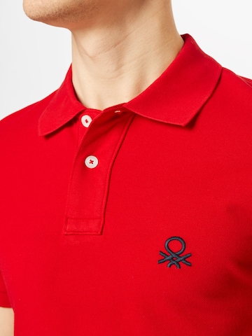 UNITED COLORS OF BENETTON Poloshirt in Rot