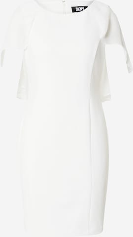 DKNY Cocktail dress in Beige: front