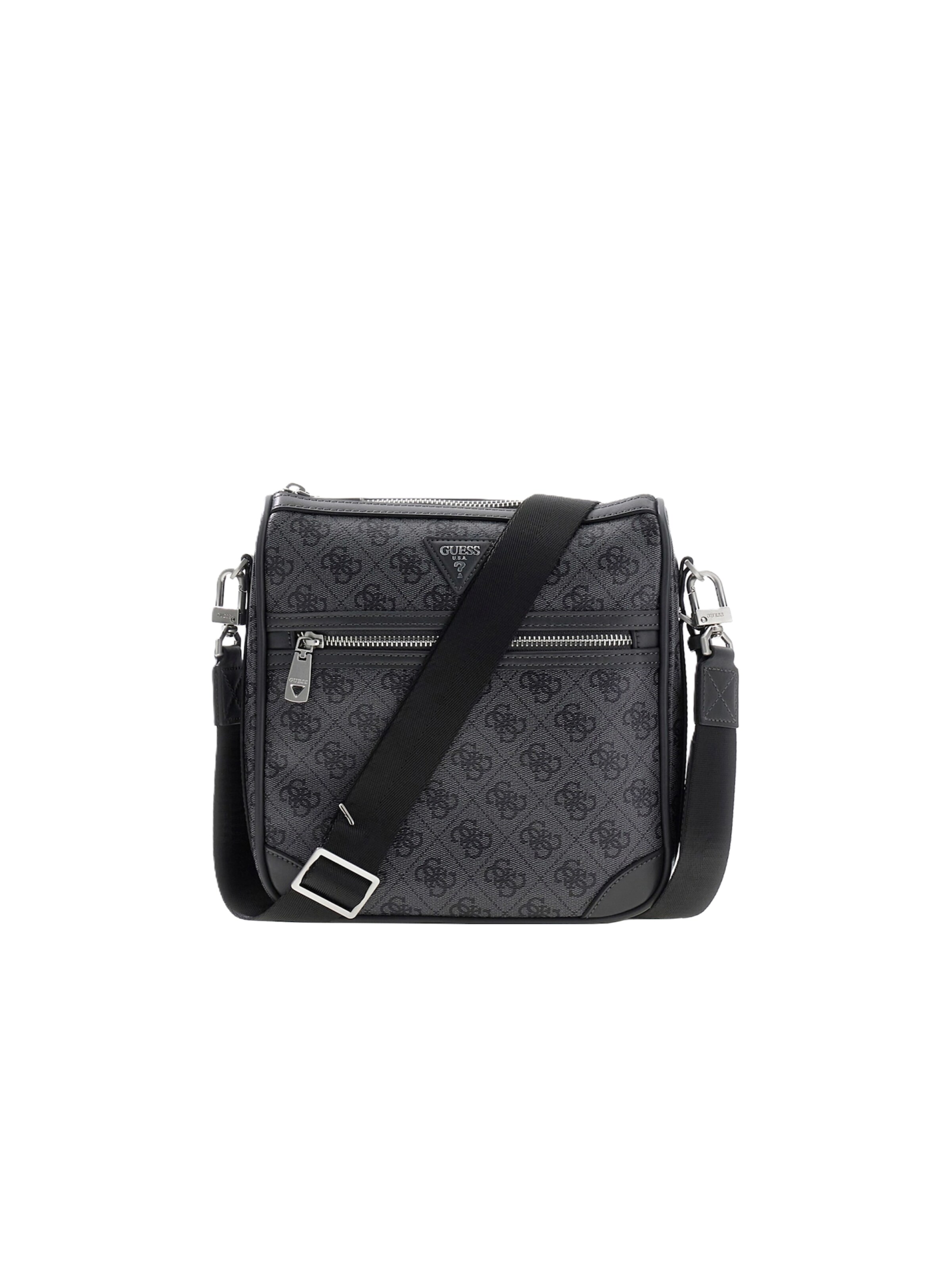 Borsa a tracolla 'HMMILLP6217' di GUESS in nero: frontale