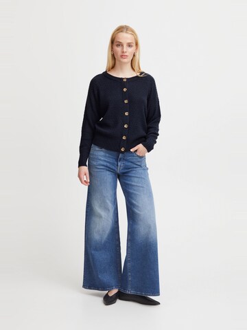 ICHI Strickjacke 'ODANSA' in Blau