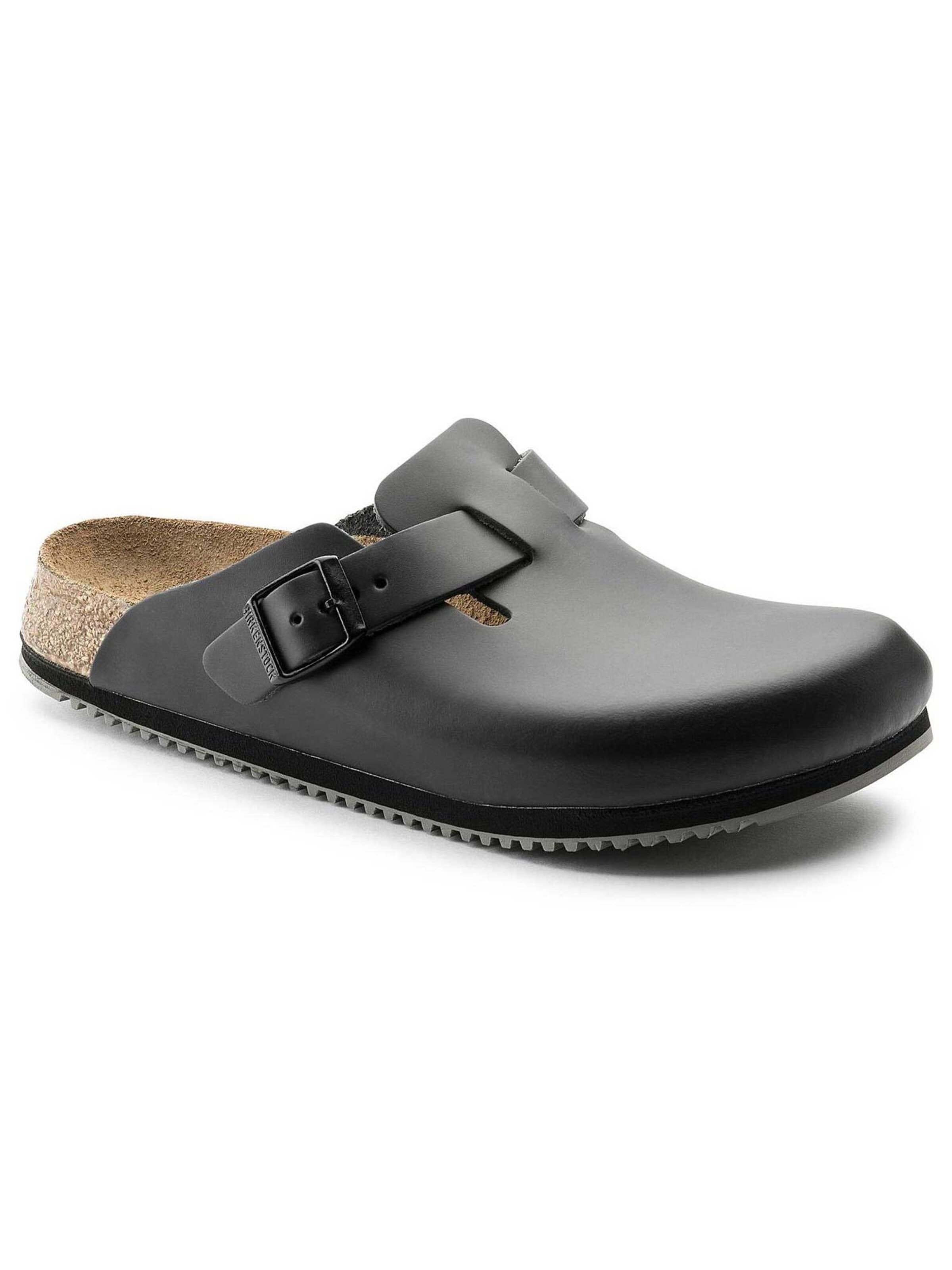 BIRKENSTOCK Clogs 'Boston'‌ in Schwarz: Vorderseite