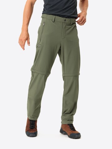 VAUDE Regular Outdoor trousers ' Farley ' in Green: front