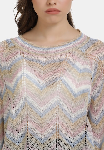 Pull-over myMo at night en mélange de couleurs