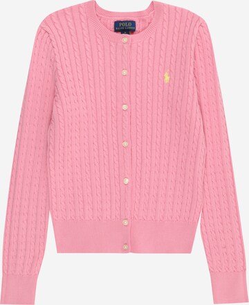 Polo Ralph Lauren Gebreid vest in Roze: voorkant