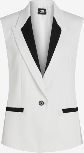 Gilet Karl Lagerfeld di colore nero / bianco, Visualizzazione prodotti