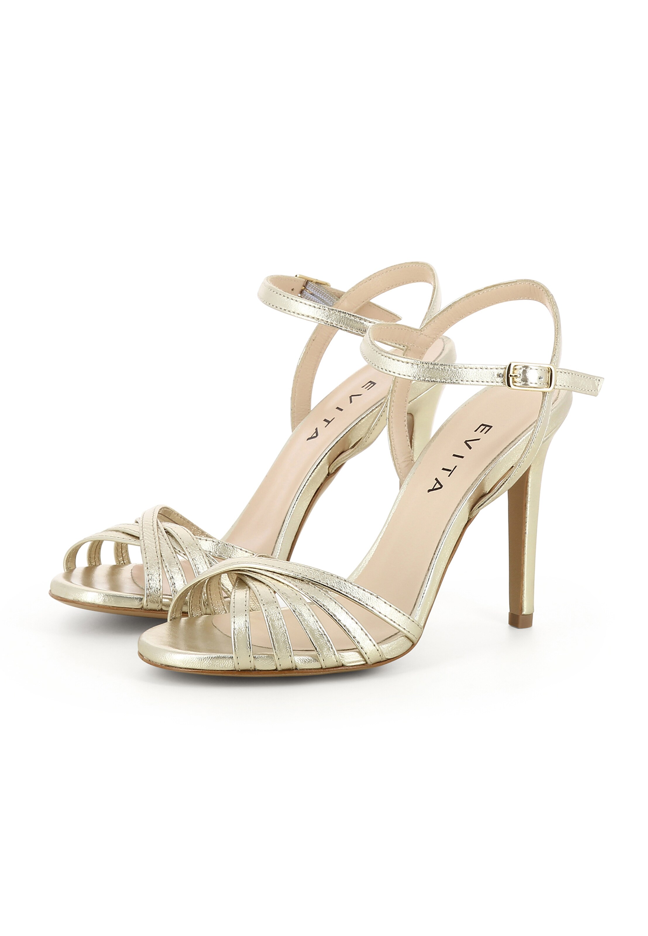 EVITA Strap sandal 'EVA' in Gold