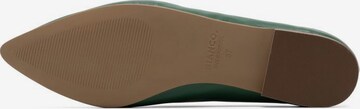 Bianco Classic Flats 'TRACY' in Green