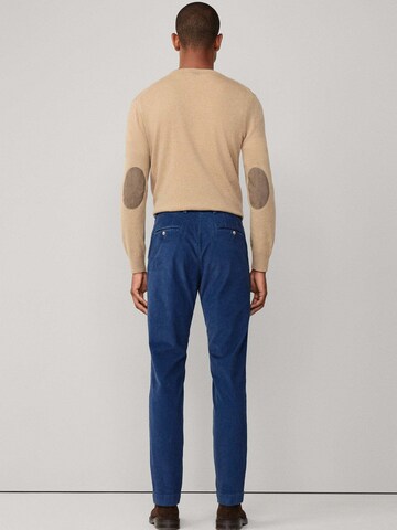 Coupe slim Pantalon chino 'Kensington' Hackett London en bleu