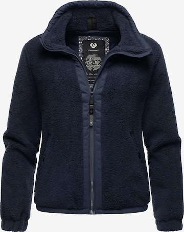 Ragwear Fleece Jacket 'Nordicka' in Blue: front