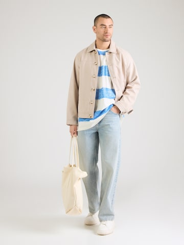 INDICODE JEANS Majica 'Paint' | modra barva