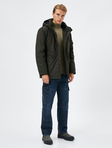 Koton Between-Season Jacket in Green