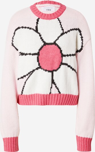 florence by mills exclusive for ABOUT YOU Jersey 'Cyprine' en rosa / rosa pastel / negro / blanco, Vista del producto