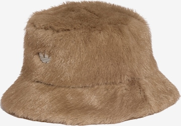 ADIDAS ORIGINALS Hoed in Bruin: voorkant
