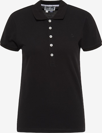 DreiMaster Maritim Shirt in Black: front