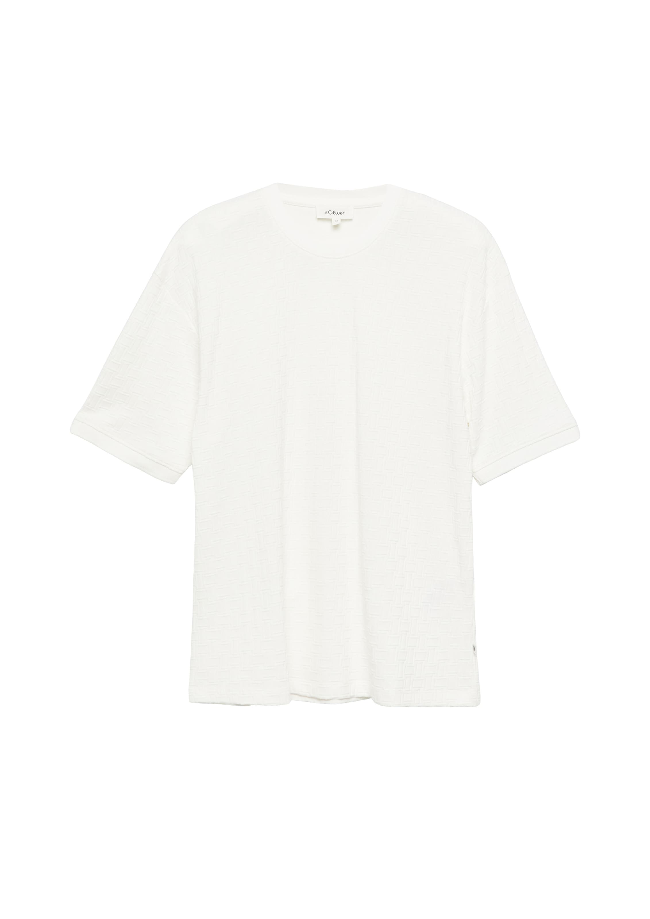 s.Oliver T-Shirt in Beige: Vorderseite
