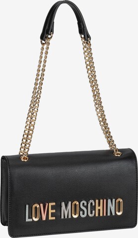 Love Moschino Shoulder Bag in Black: front