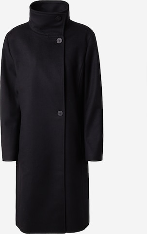 HUGO Red Between-Seasons Coat in Black: front