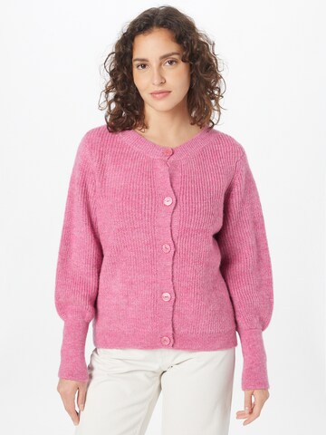 Cardigan 'Clare' ONLY en rose : devant