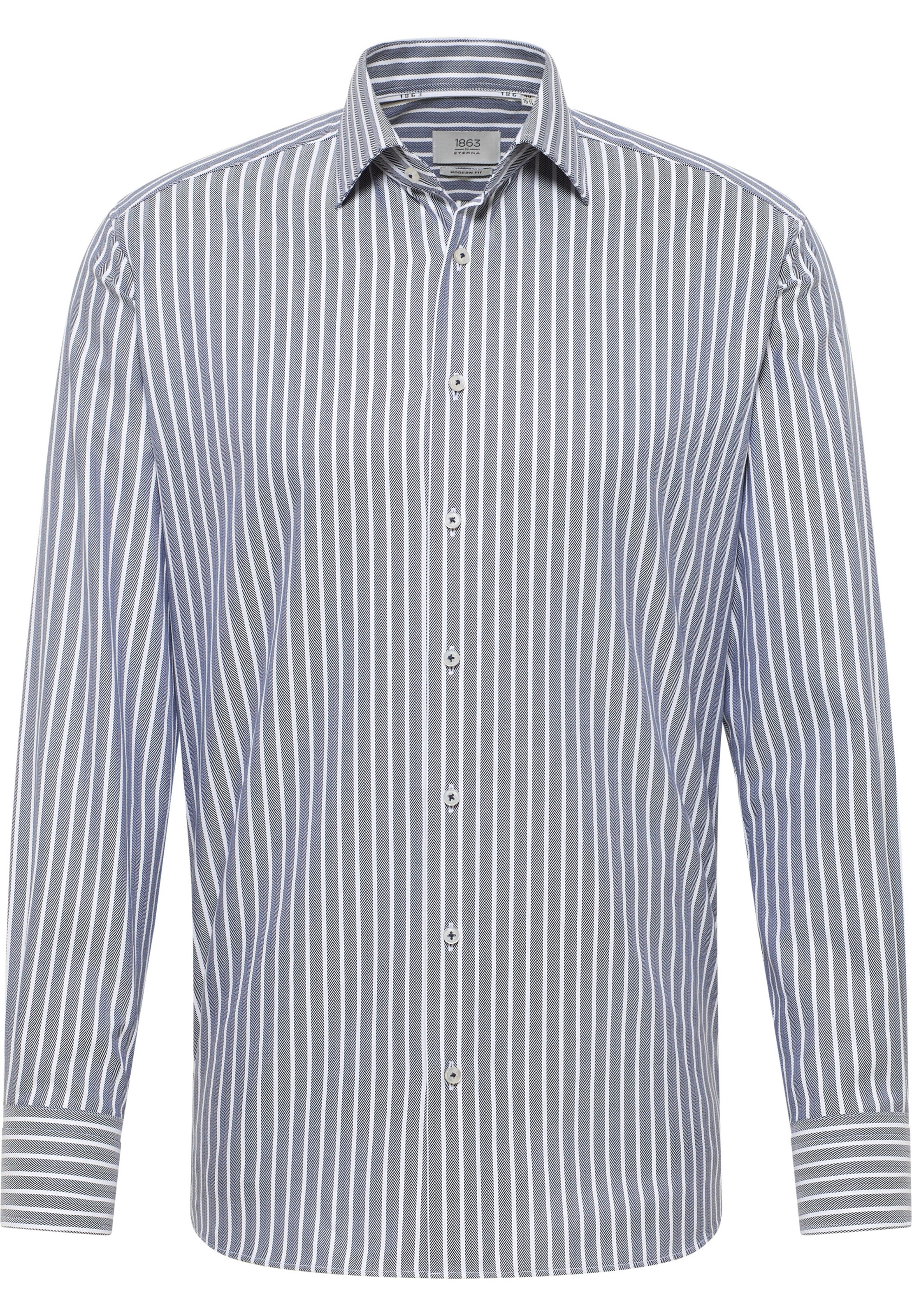 ETERNA Regular fit Business shirt in Blue: front