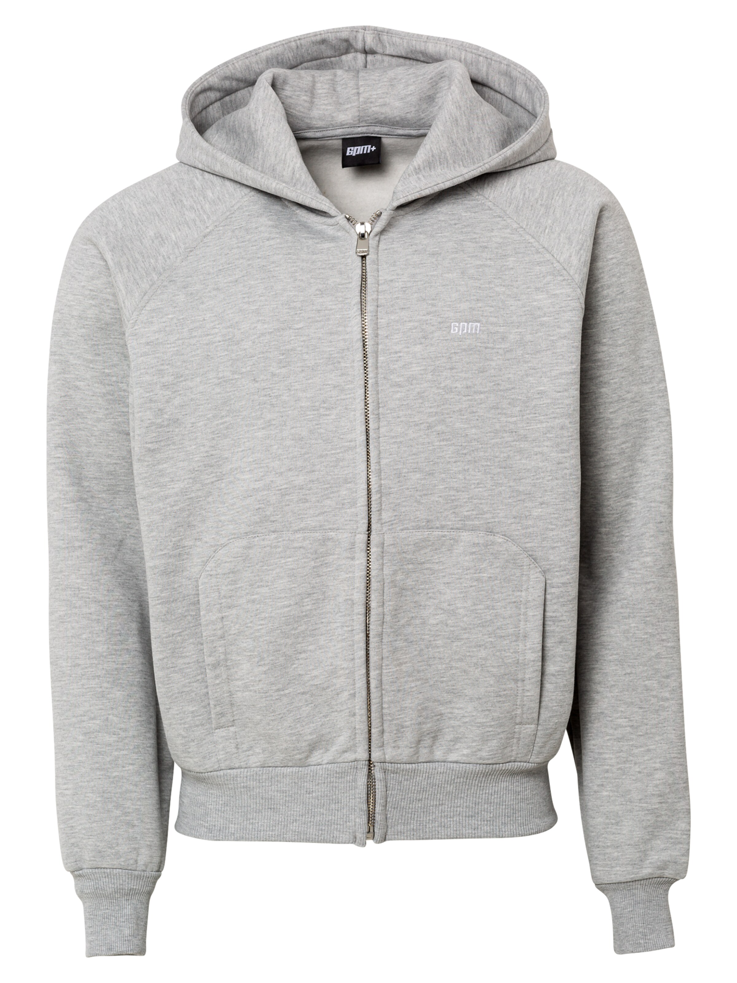 6pm zip hoodie black