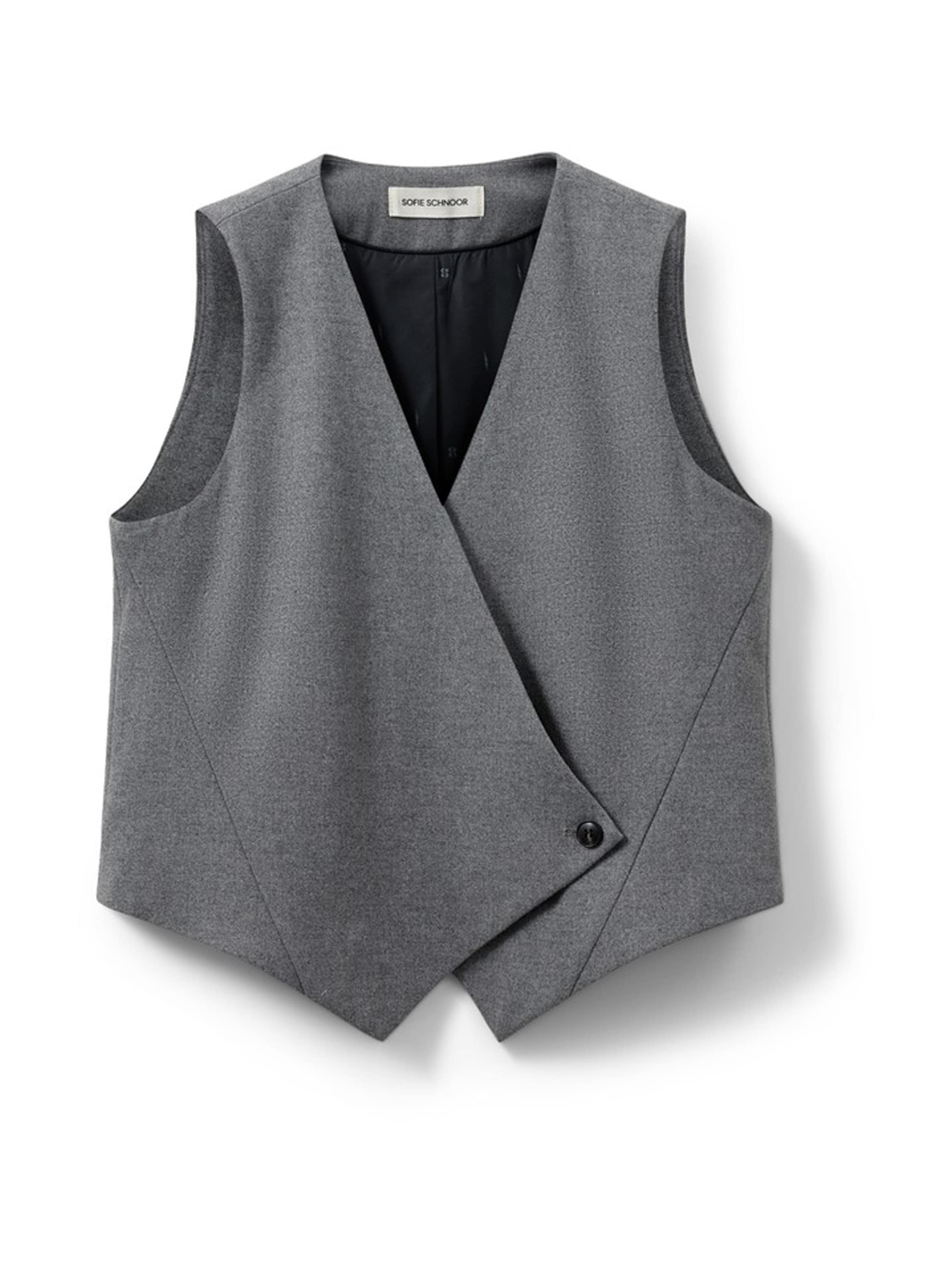 Sofie Schnoor Jakkesætsvest 'VIRGINIA' i grå: forside