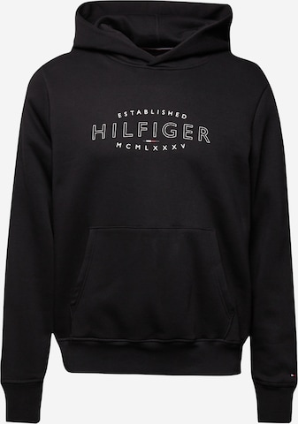 TOMMY HILFIGER Sweatshirt in Black: front