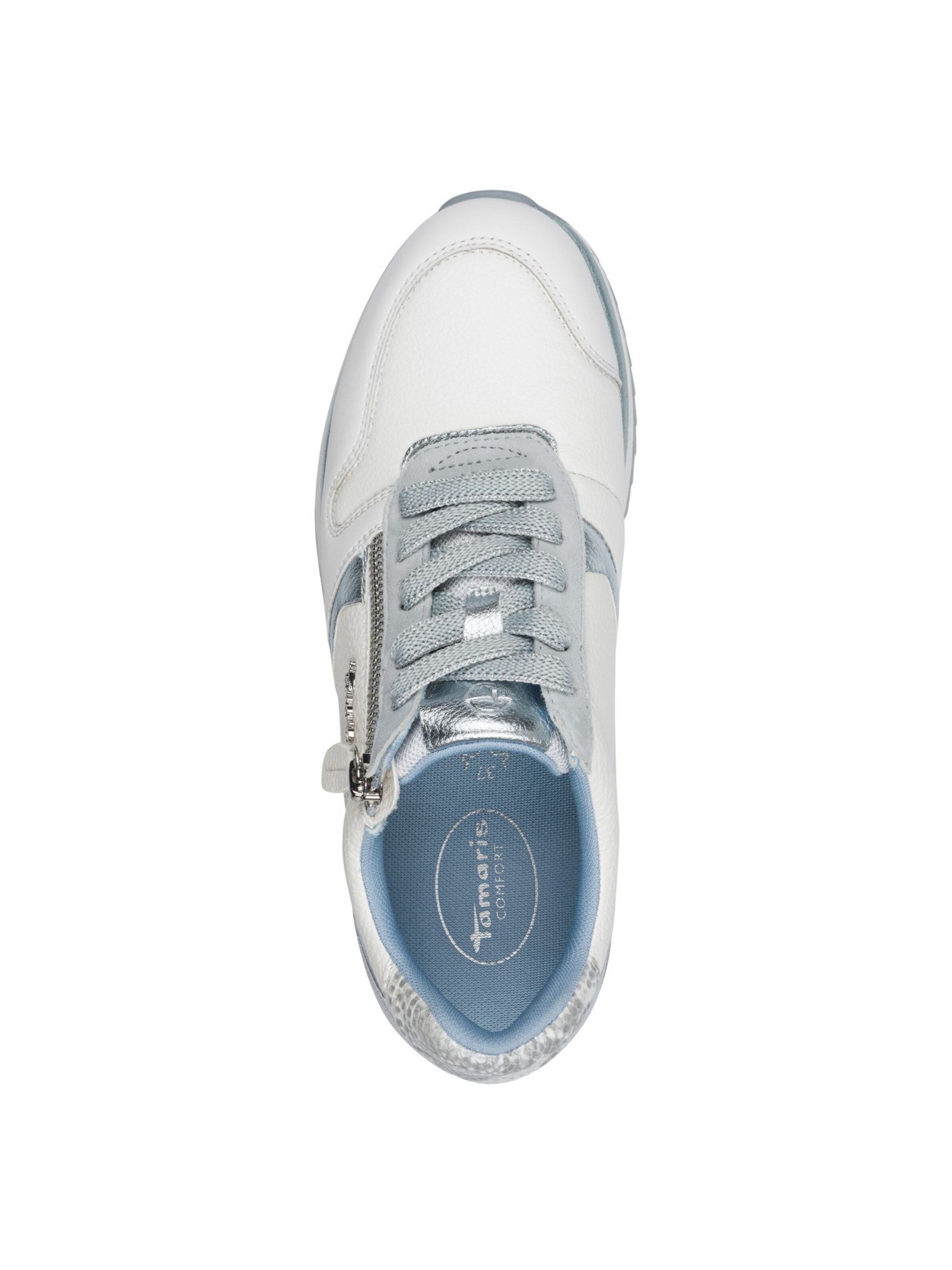 Tamaris Platform trainers in White