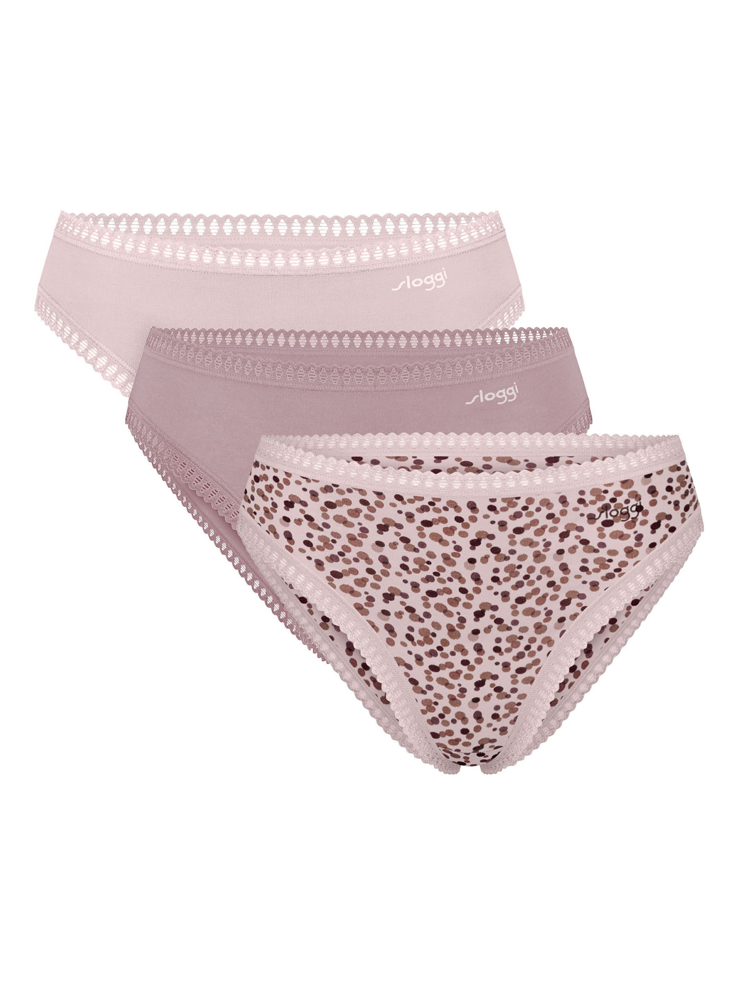 SLOGGI Slip ' Blue GO Crush ' in Beige: front