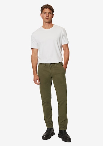 Regular Pantalon chino 'Stig' Marc O'Polo en vert