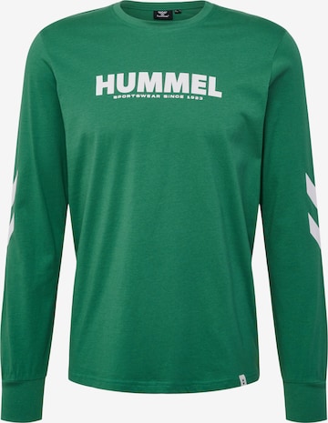 Hummel - Camisa funcionais em verde: frente