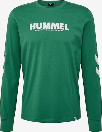 Hummel - Camiseta funcional en verde: frente
