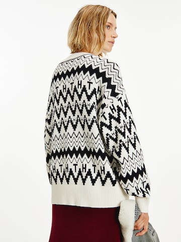 TOMMY HILFIGER Sweater 'Fair Isle' in White