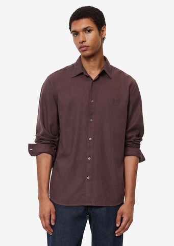 Marc O'Polo Regular fit Button Up Shirt in Red: front