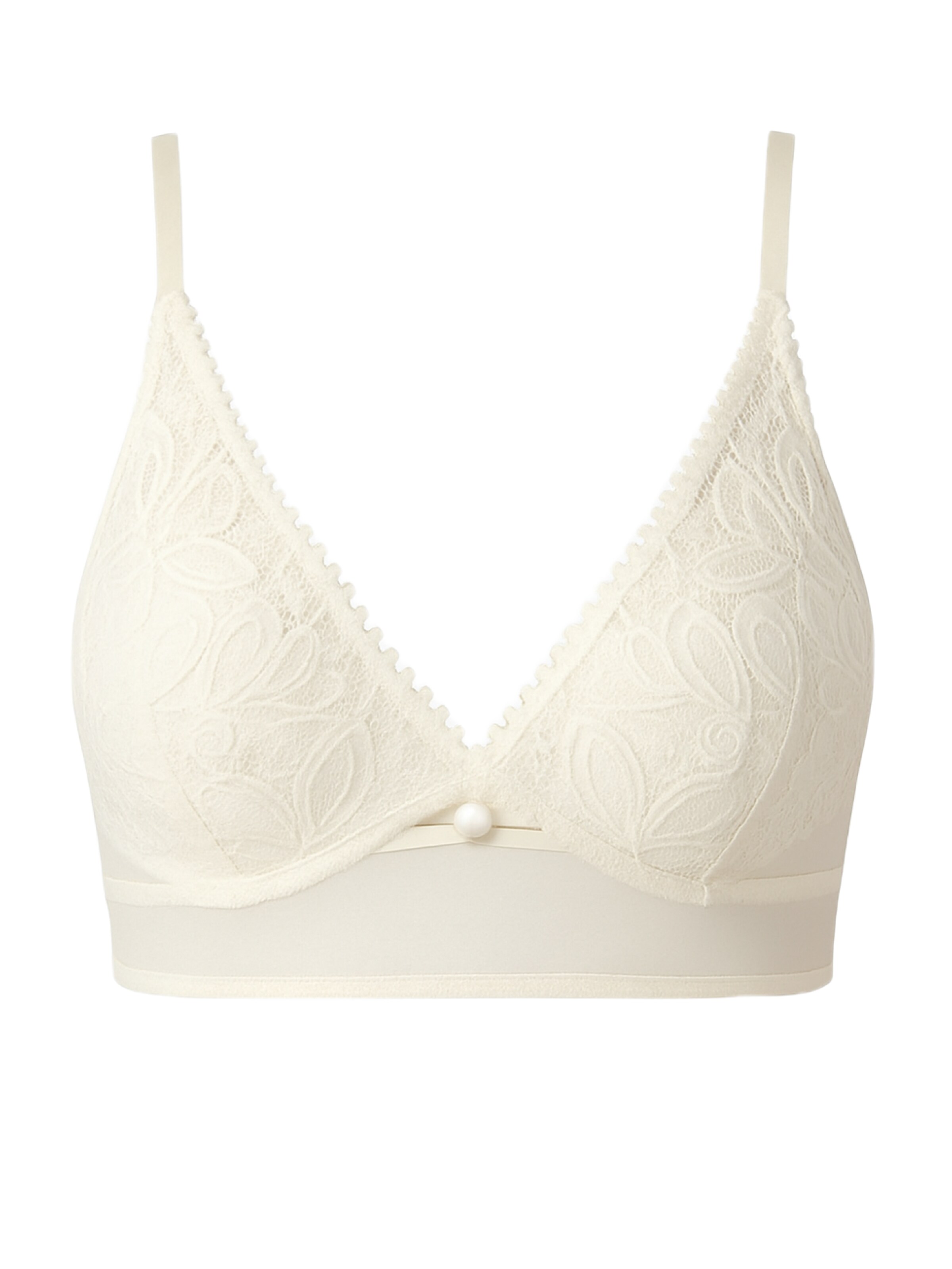 Triangle Soutien-gorge C&City en blanc : devant