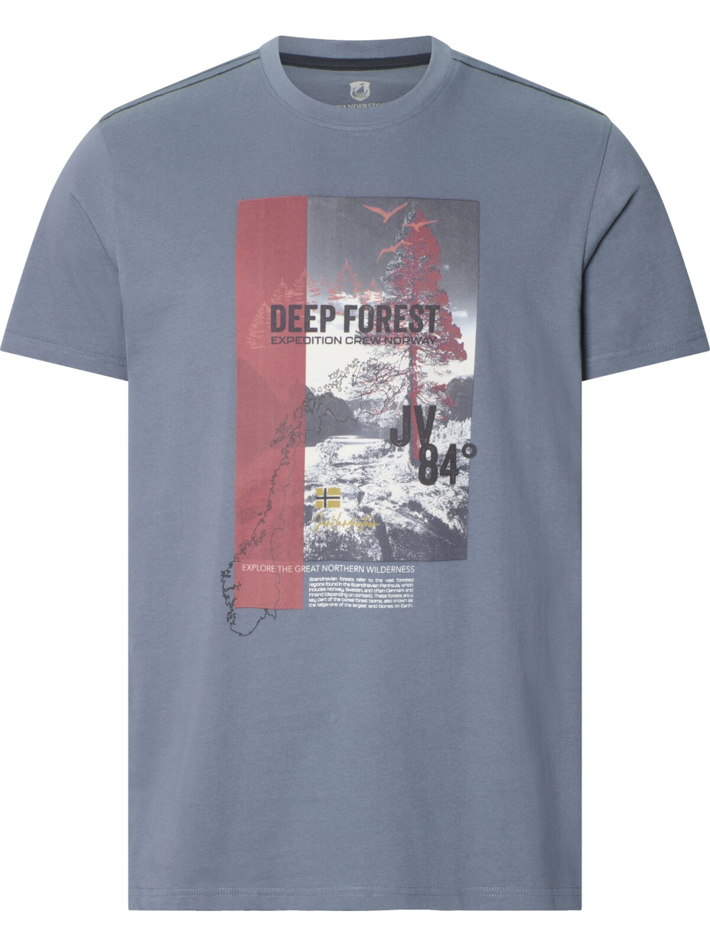 Jan Vanderstorm Shirt 'Melfes' in Blue: front