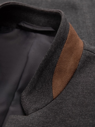 Regular fit Giacca da completo di Ombre in nero