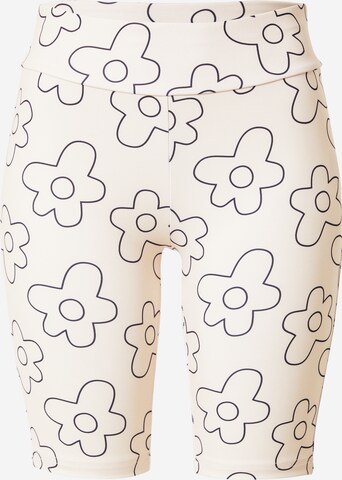 Urban Classics Skinny Legginsy w kolorze beżowy: przód