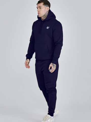 Sweat-shirt 'Essentials' SikSilk en bleu : devant