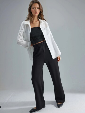 Wide leg Pantaloni di Hiccup in nero