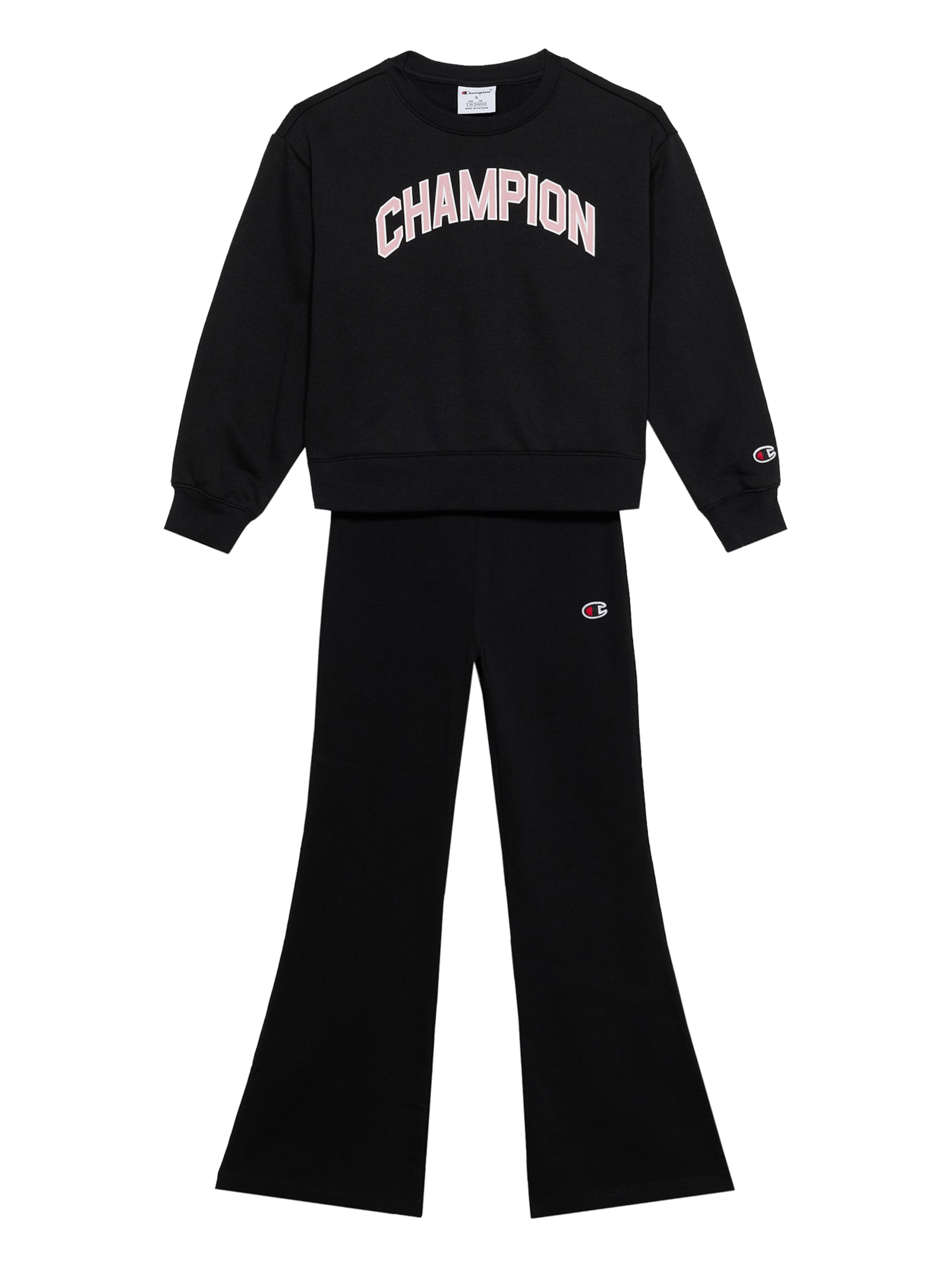 Champion - Ropa para correr en negro: frente