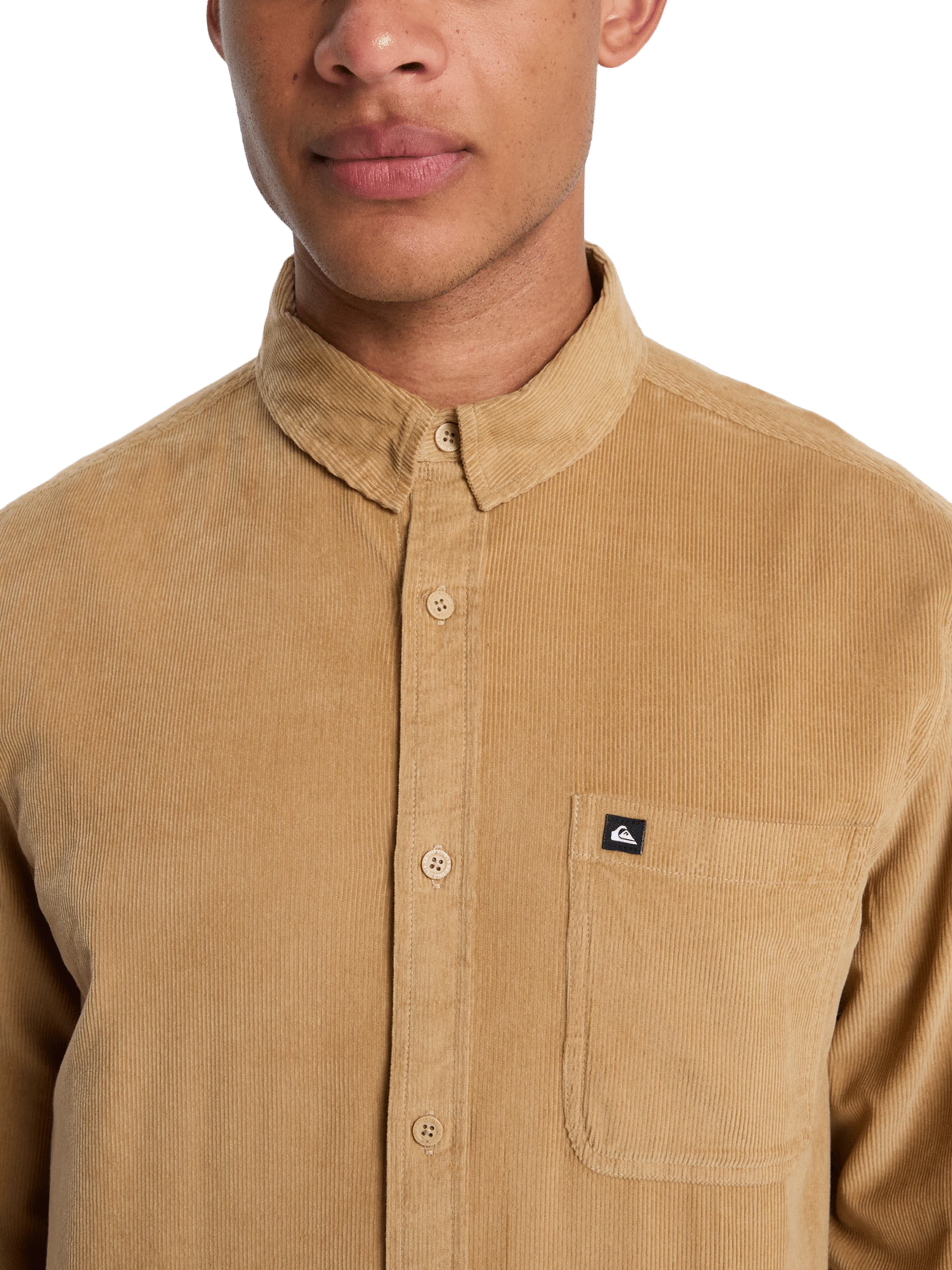 QUIKSILVER Regular Fit Hemd in Beige