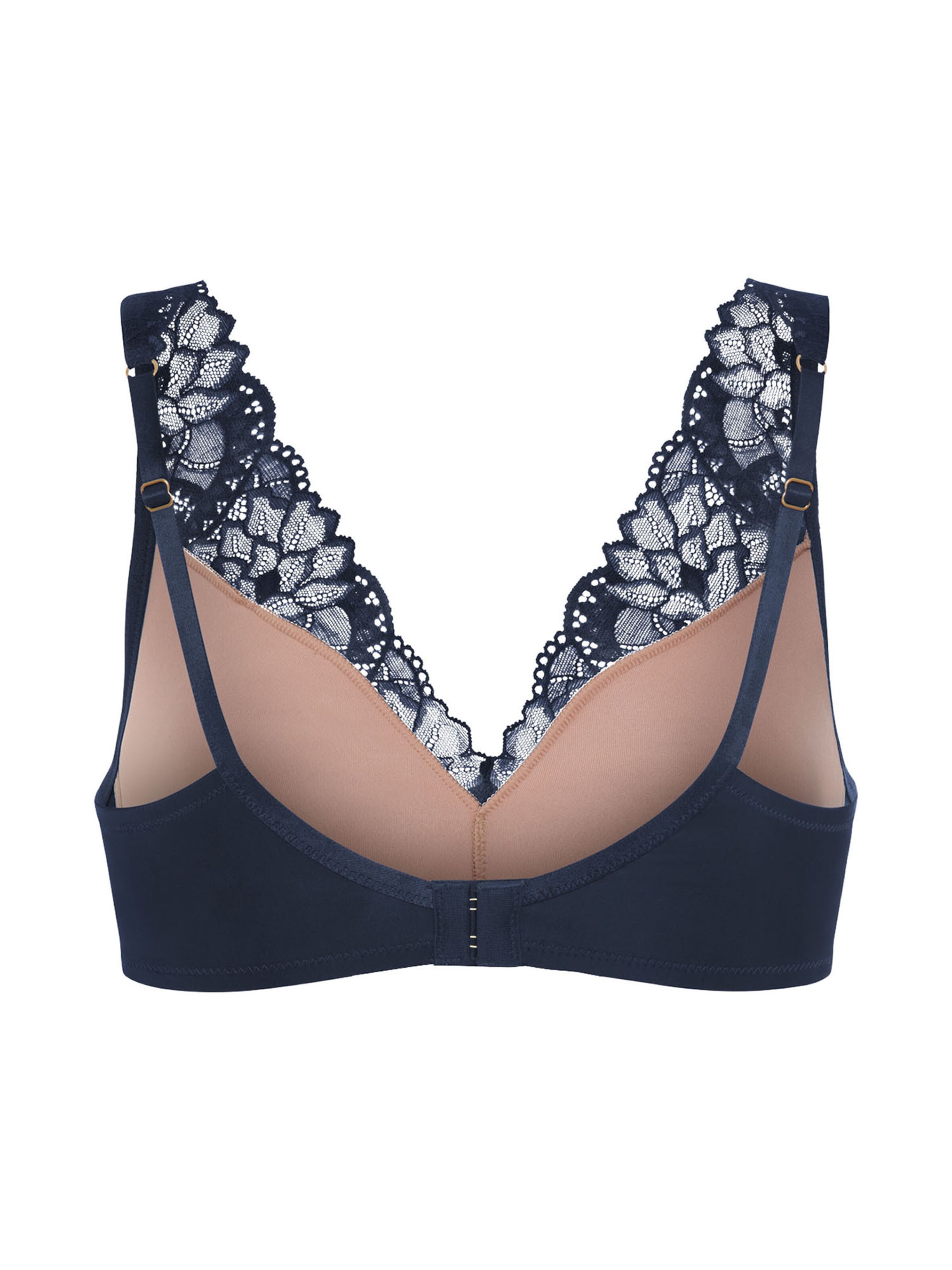 Hanro T-shirt Bra ' Azelia ' in Blue