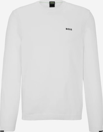 BOSS Green Sweater 'Ever-X' in White: front