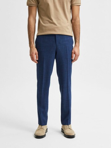regular Pantaloni con piega frontale 'Oasis' di SELECTED HOMME in blu: frontale