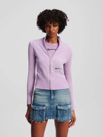 Giacchetta di KARL LAGERFELD JEANS in lilla: frontale